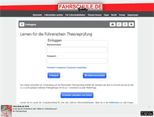 Tablet Screenshot of fuehrerschein.com